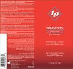 ID Sensation Warming Water Based Lubricant 8.5 Oz by ID - Lubricants from LoveMart Co.