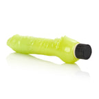 Glow-in-the-Dark Jelly Penis Vibe 7 Inches - Green by CalExotics from LoveMart Co.