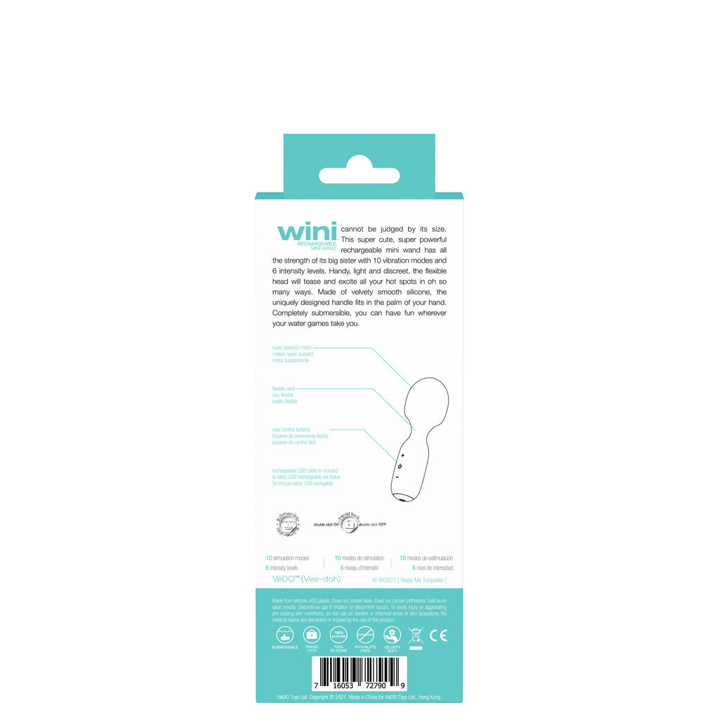 Wini Rechargeable Mini Wand by VeDO from LoveMart Co.