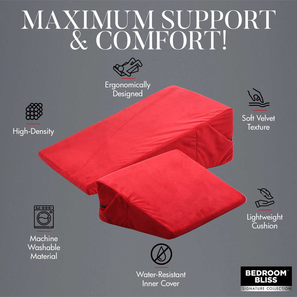 Love Cushion Set Foam Wedge Pillow Set by XR Brands from LoveMart Co.