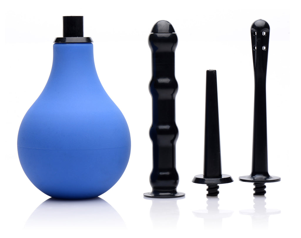 Premium One- Way Valve Anal Douche Set by XR Brands from LoveMart Co.
