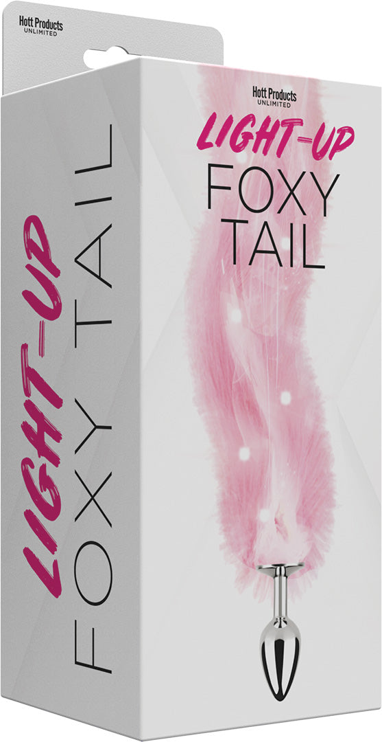 Foxy Tail - Light Up Faux Fur Butt Plug - Plug by Hott Products from LoveMart Co.