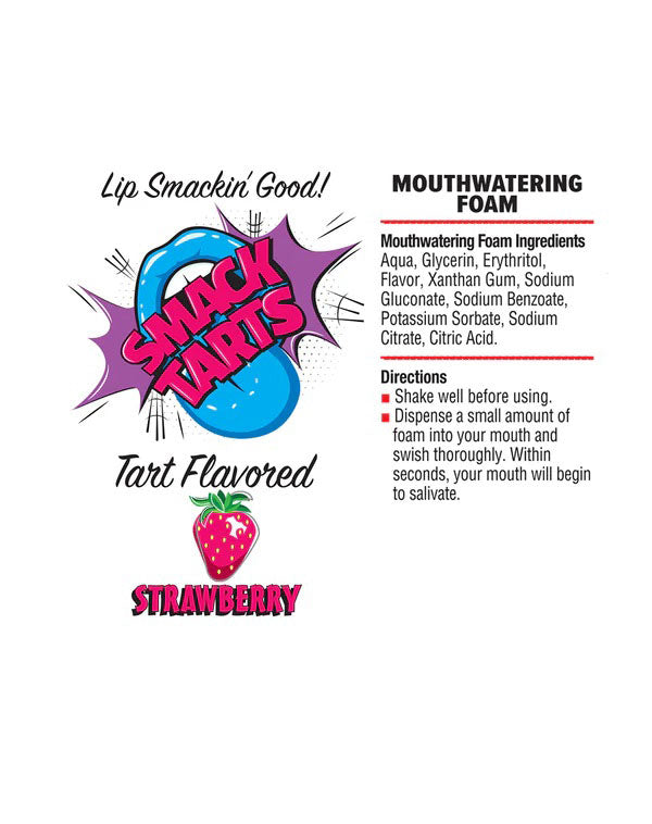 Smack Tarts Mouthwatering Foam 2.7oz - Sour Strawberry by Little Genie from LoveMart Co.