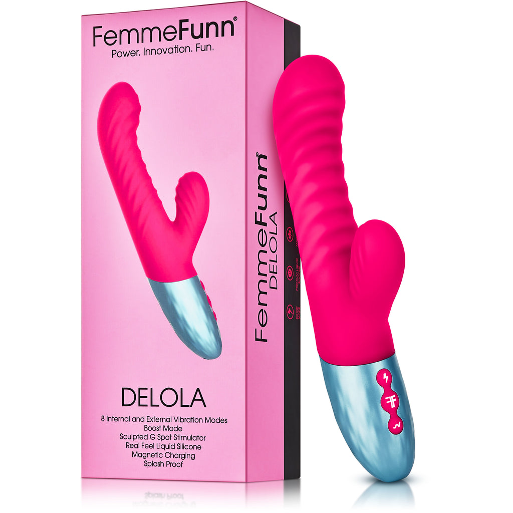 Delola Liquid Silicone Rabbit by Femme Funn from LoveMart Co.