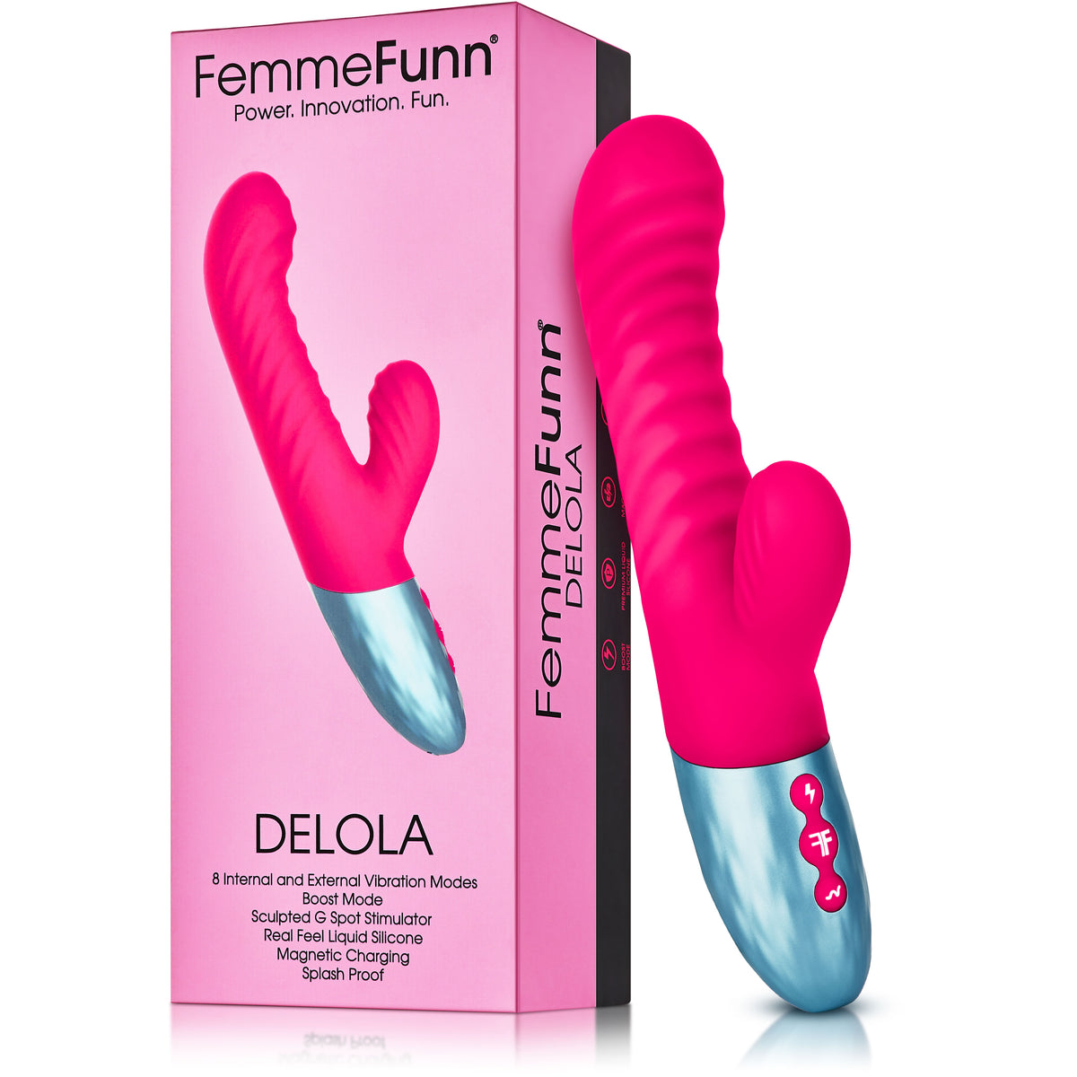 Delola Liquid Silicone Rabbit by Femme Funn from LoveMart Co.