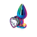 Rear Assets - Multicolor Heart - Medium - Clear by nsnovelties from LoveMart Co.