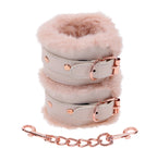 Peaches N Creame Fur Handcuffs by Sportsheets from LoveMart Co.