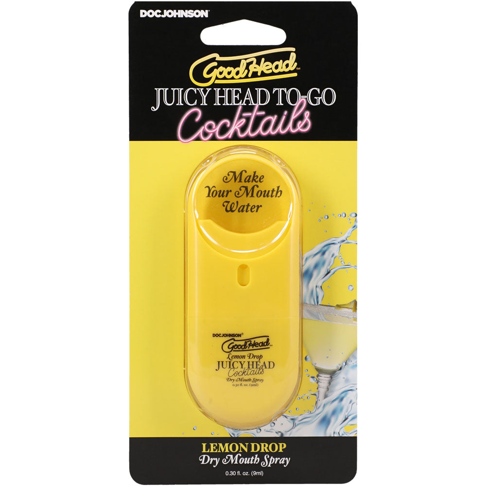 Goodhead Juicy Head Cocktails Dry Mouth Spray to-Go - Lemon Drop by Doc Johnson from LoveMart Co.