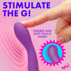 G-Spot Flexible Silicone Vibrator by XR Brands from LoveMart Co.