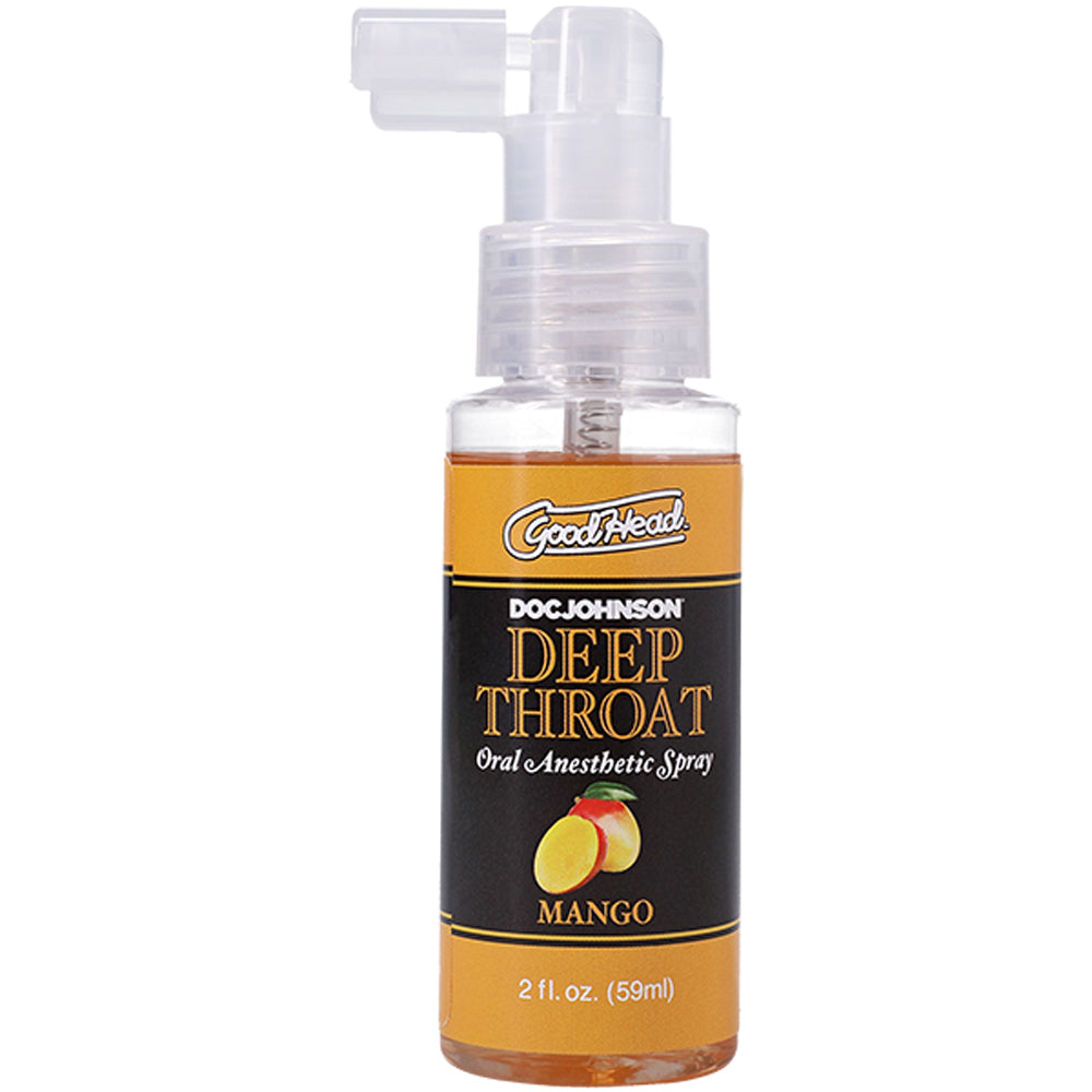 Goodhead Deep Throat Spray Mango 2 Fl Oz by Doc Johnson from LoveMart Co.
