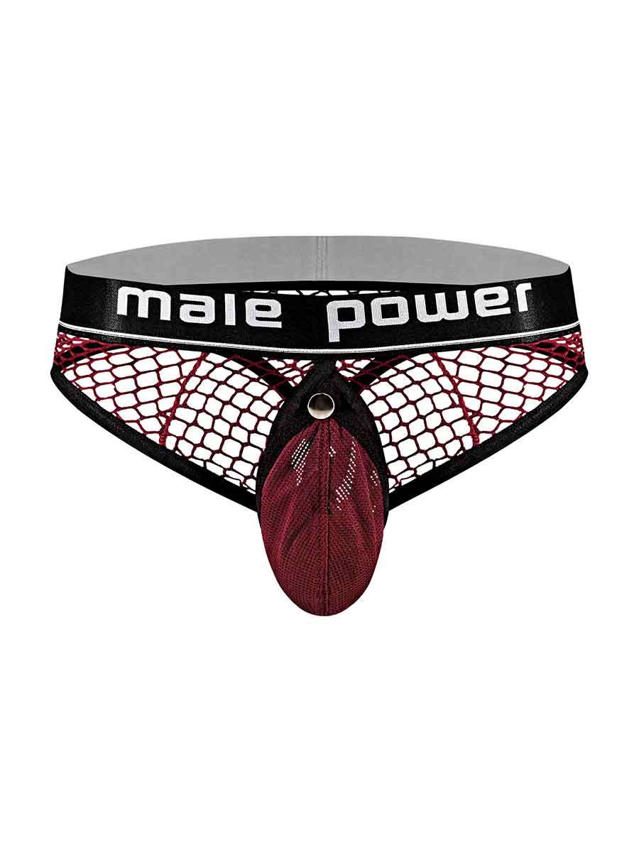 Cock Pit Net Cock Ring Thong - S/ M by Male Power from LoveMart Co.