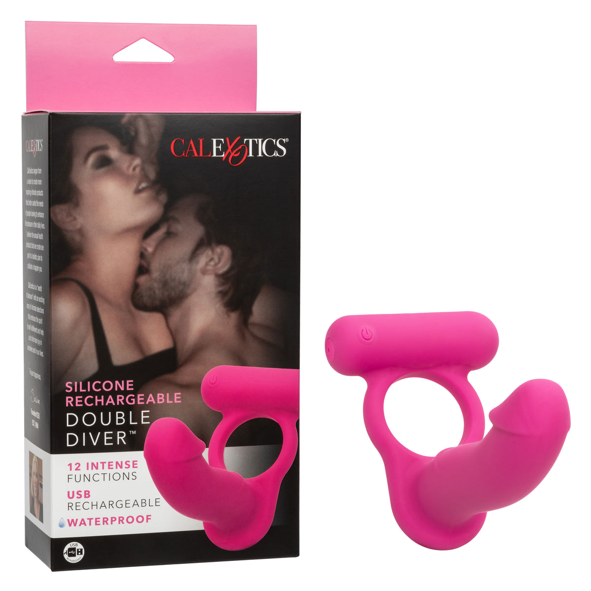 Silicone Rechargeable Double Diver by CalExotics from LoveMart Co.