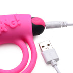Bang - Silicone Cock Ring and Bullet With Remote Control by XR Brands from LoveMart Co.