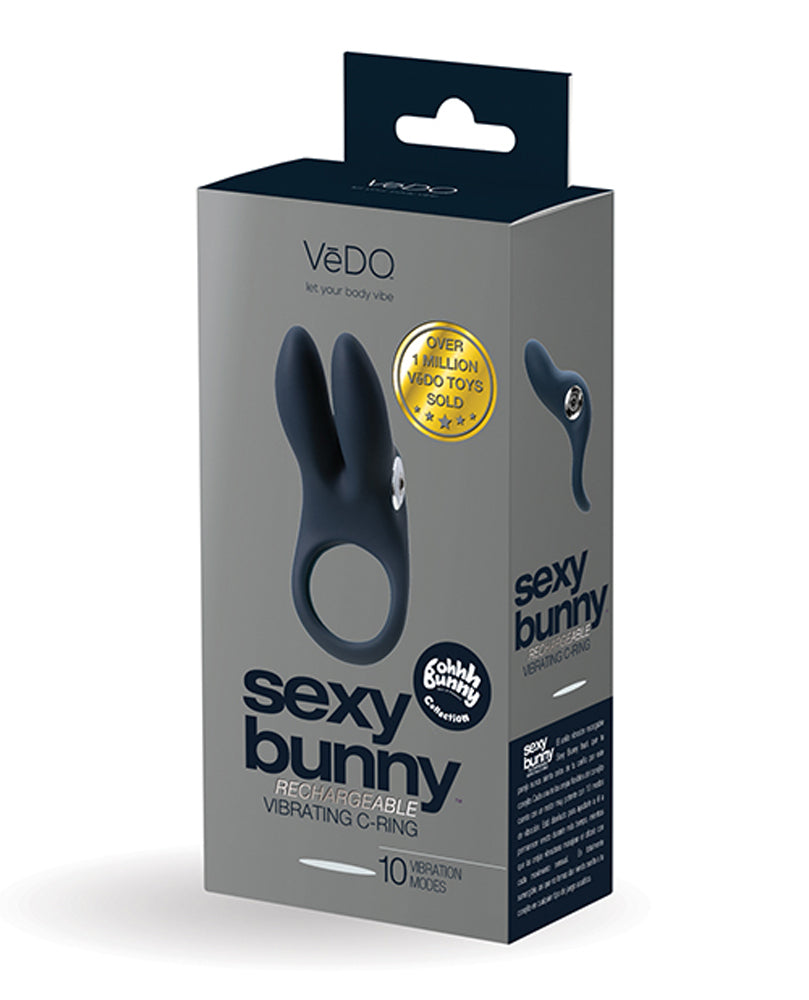 Sexy Bunny Rechargeable Ring - Pearl by VeDO from LoveMart Co.