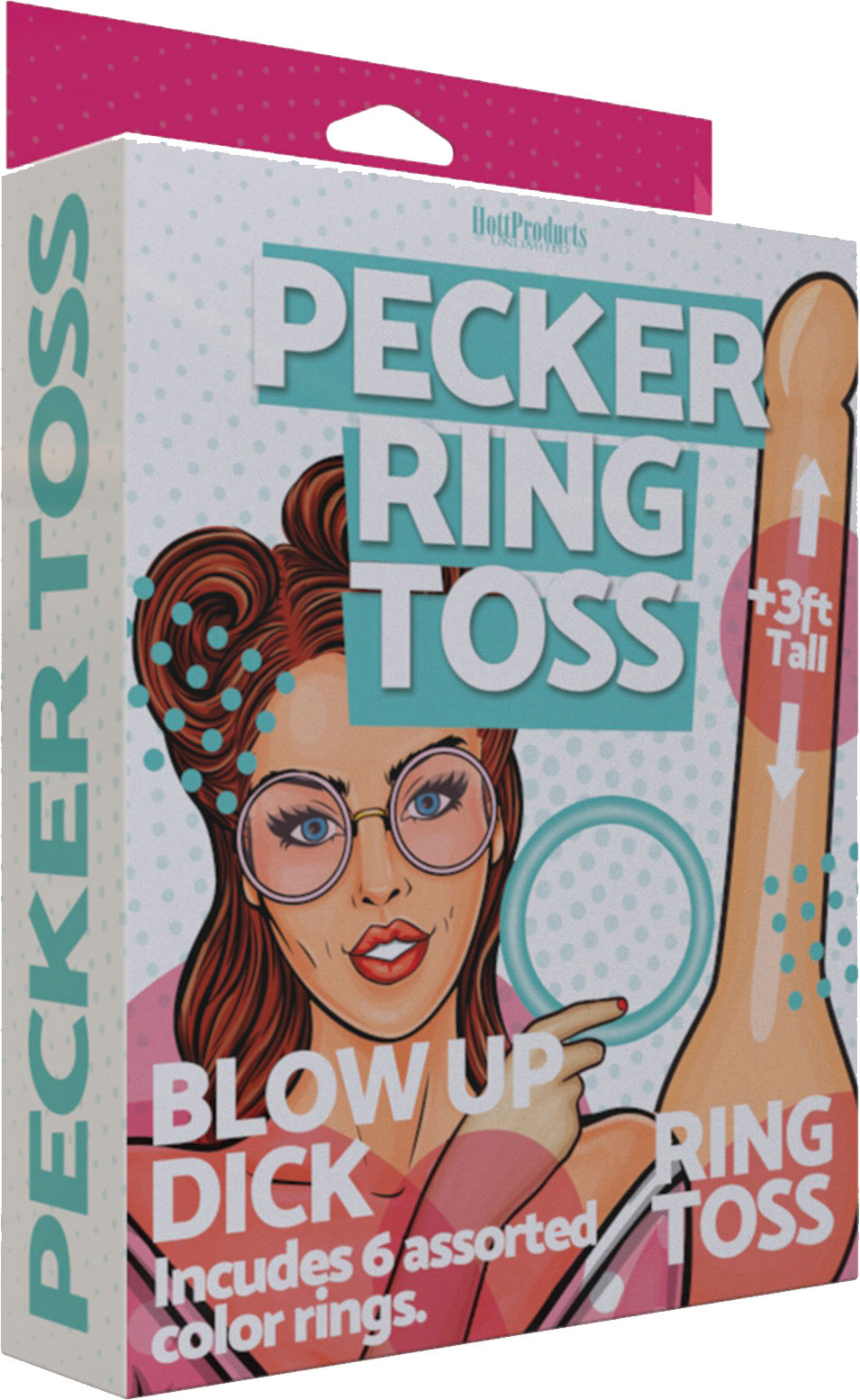 Inflatable Pecker Ring Toss by Hott Products from LoveMart Co.