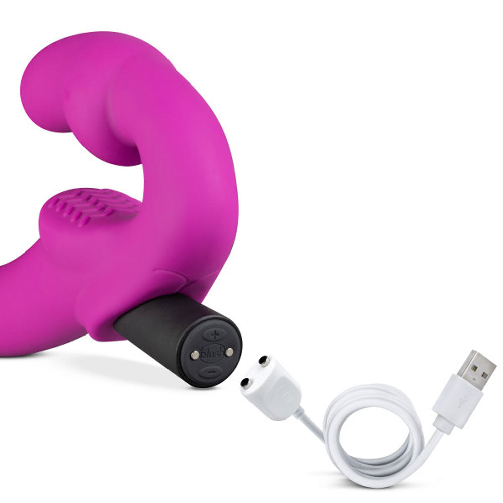 Temptasia - Estella - Strapless Silicone Dildo by Blush from LoveMart Co.