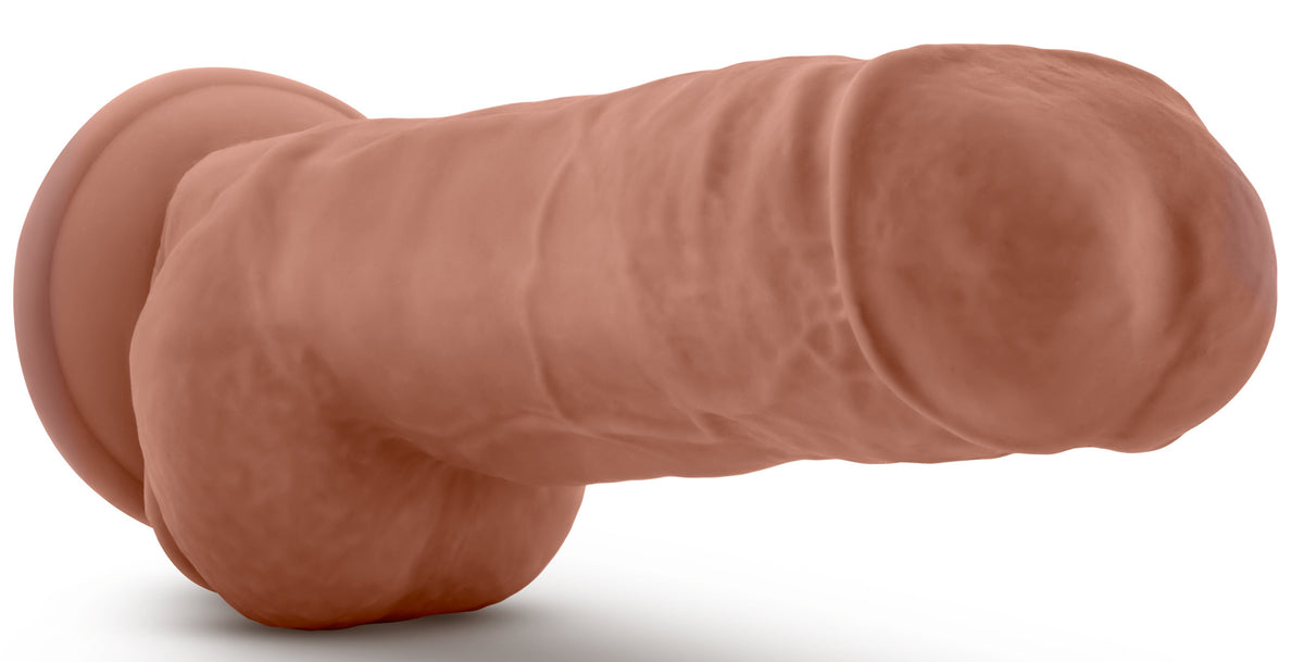 Au Naturel - Big Boy - 10 Inch Dildo - Mocha by Blush from LoveMart Co.