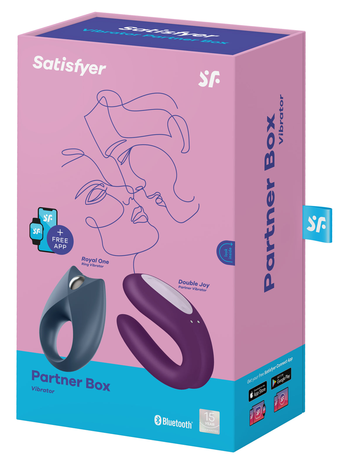 Partner Box 2 - Double Joy Plus Royal One by Satisfyer from LoveMart Co.