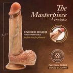 Renaissance Raphael 9.5" Sliding Foreskin Dildo With Squeezable Balls by Blush from LoveMart Co.