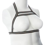 Gender Fluid Silver Lining Harness - Large/xxlarge - Multi-Color by Voodoo Toys from LoveMart Co.