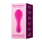 Solia Bullet Flat Tipped Vibrator by Femme Funn from LoveMart Co.