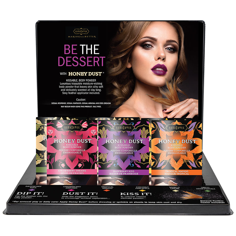 Honey Dust 1 Oz Prepack Display by Kama Sutra from LoveMart Co.