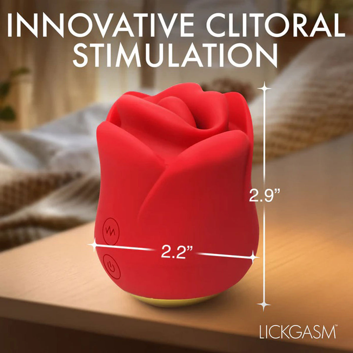 Sweet Kiss Kissing & Vibrating Clitoral Stimulator by XR Brands from LoveMart Co.