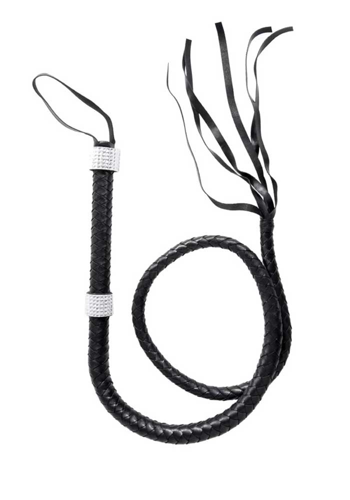 Rhinestone Handle Whip by Leg Avenue from LoveMart Co.