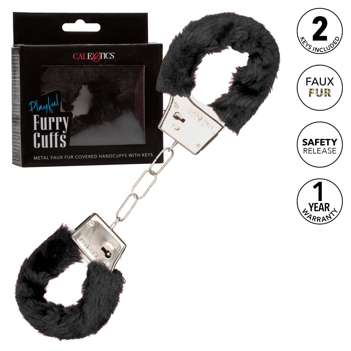 Playful Furry Cuffs by CalExotics from LoveMart Co.