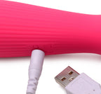Silicone Wand Massager - Magenta by Curve Toys from LoveMart Co.