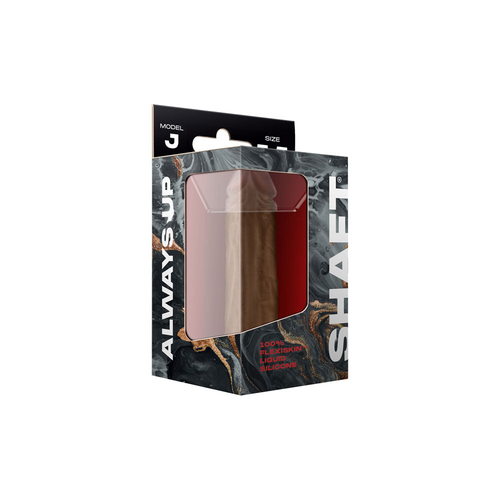 Shaft - Model J 5.5 Inch Liquid Silicone Dong - Oak by Shaft from LoveMart Co.