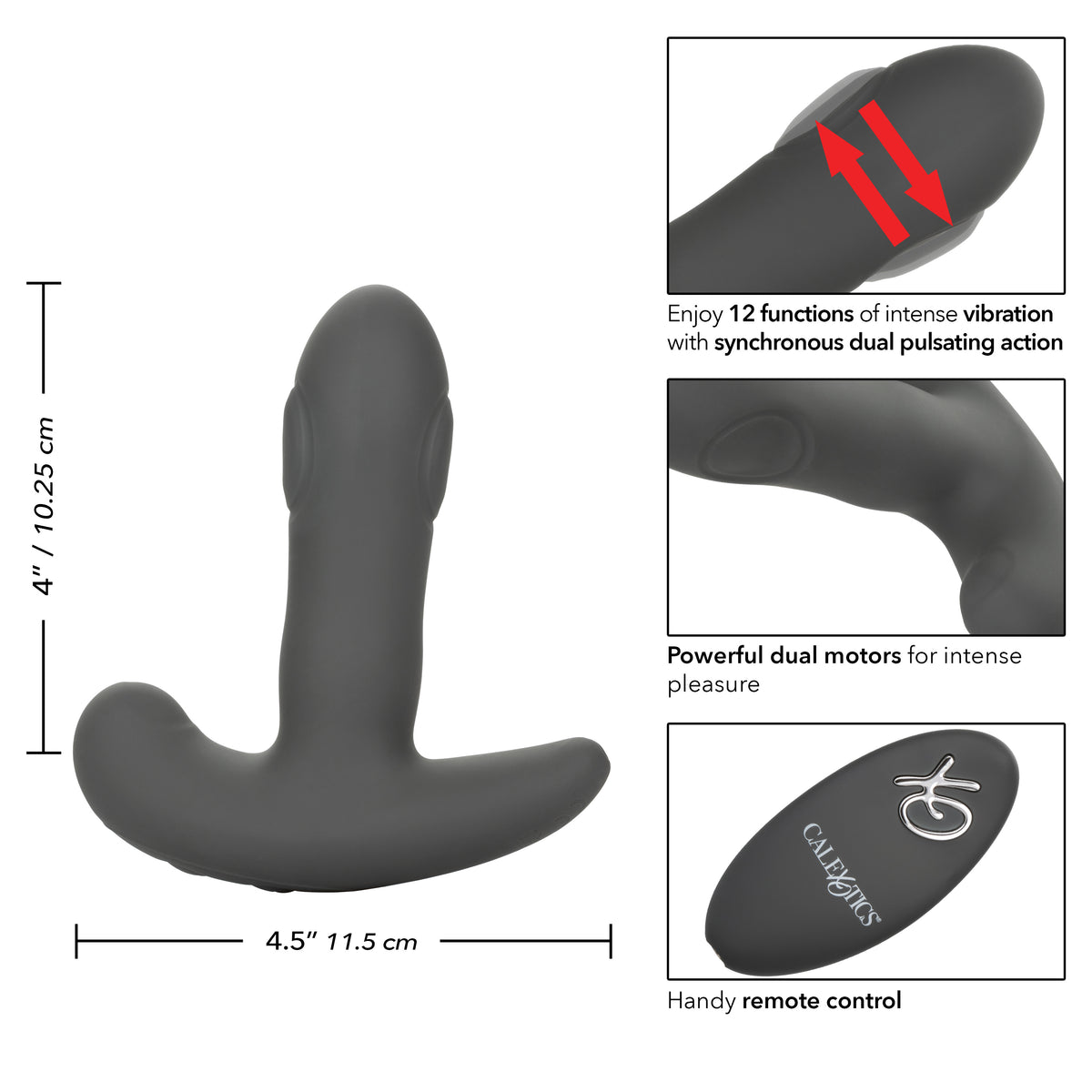 Eclipse Remote Control Dual Pulsating Probe by CalExotics from LoveMart Co.