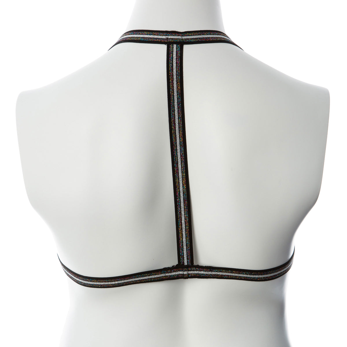 Gender Fluid Silver Lining Harness - Large/xxlarge - Multi-Color by Voodoo Toys from LoveMart Co.