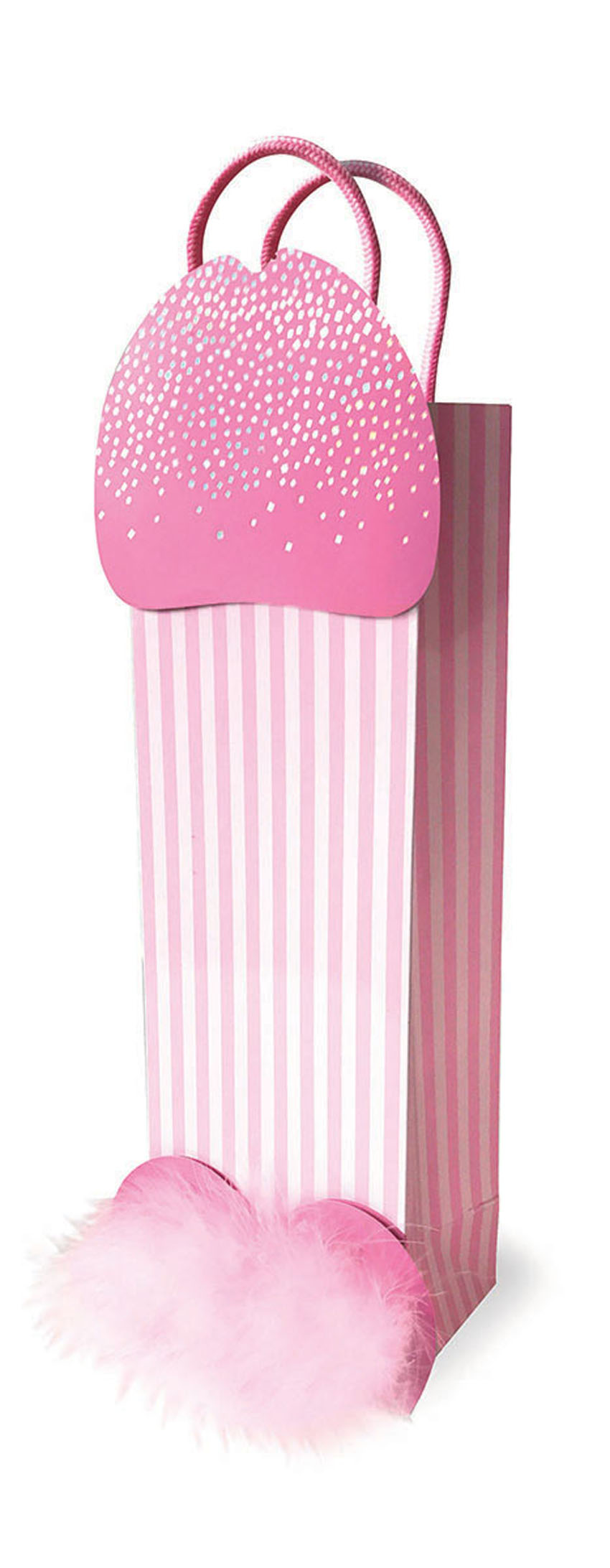 3-D Sparkling Penis Gift Bag by Little Genie from LoveMart Co.