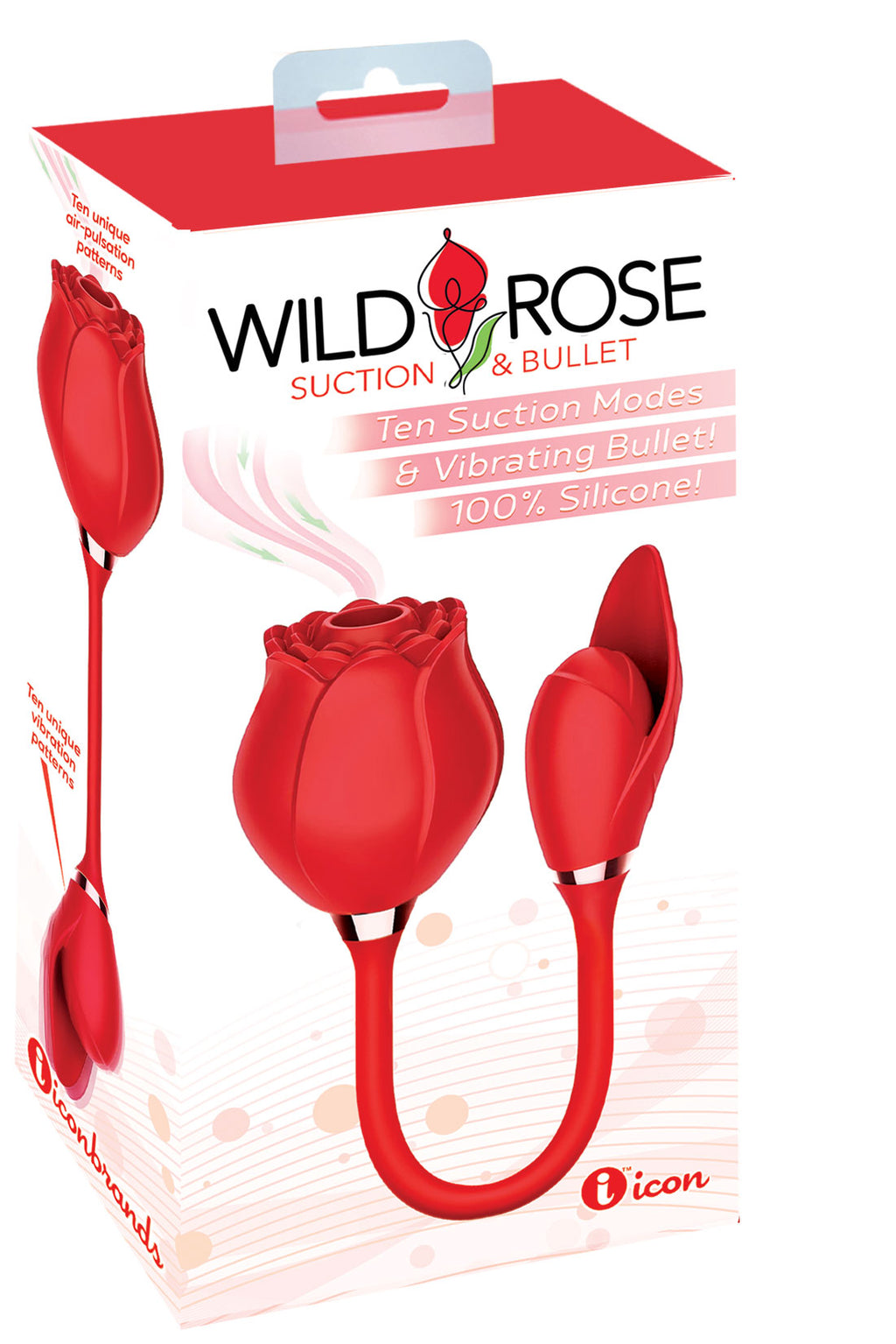 Wild Rose Suction and Bullet by Icon Brands from LoveMart Co.