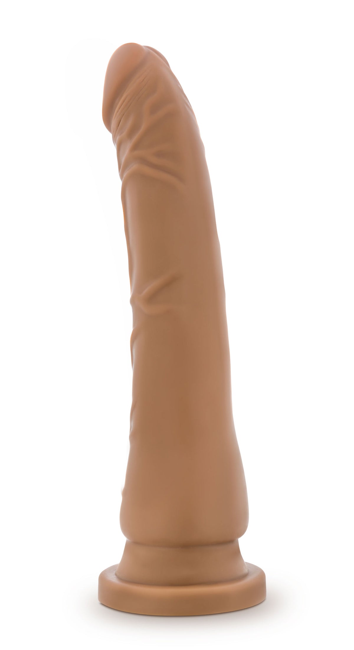 Dr. Skin Silicone - Dr. Noah - 8 Inch Dong With Suction Cup - Mocha by Blush from LoveMart Co.