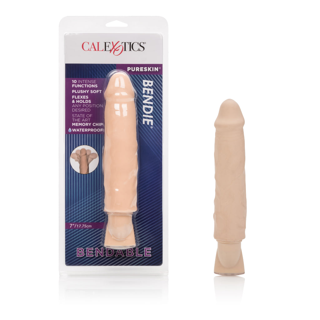 10 Function Pure Skin Bendie - Ivory by CalExotics from LoveMart Co.