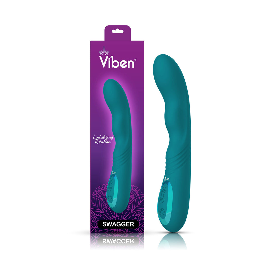 Swagger Wriggling G-Spot Vibe - Ocean by Viben from LoveMart Co.