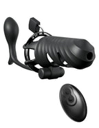 Fantasy C-Ringz Remote-Controlled Vibrating Cock Blocker w/ Ass-Gasm by Pipedream from LoveMart Co.