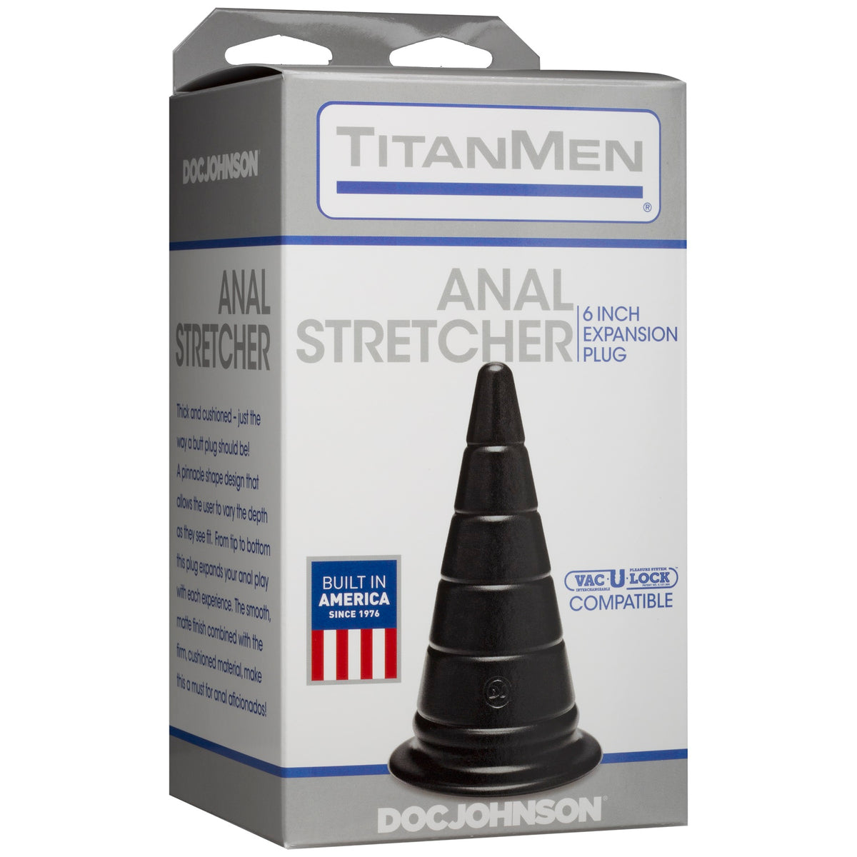 Titanmen Anal Stretcher 6 Inch Plug by Doc Johnson from LoveMart Co.
