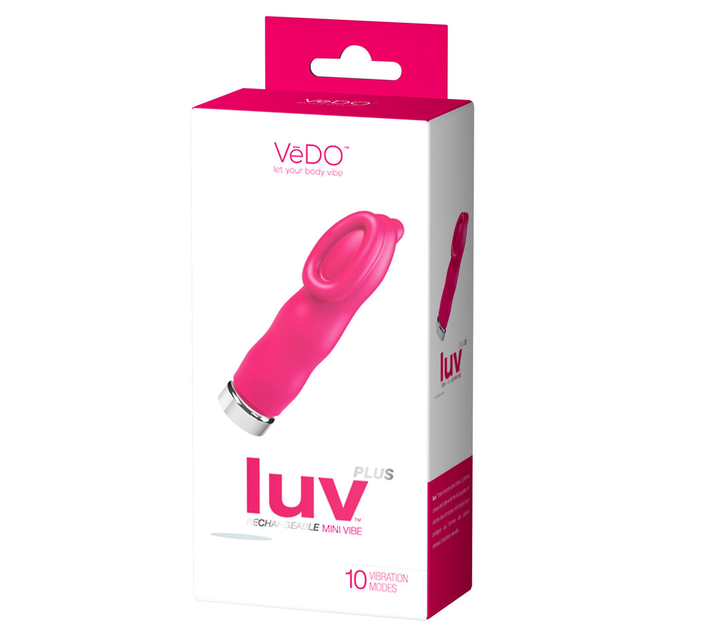 Luv Plus Rechargeable Mini Vibe - Hot in Bed by VeDO from LoveMart Co.
