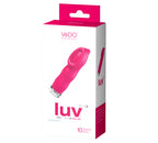 Luv Plus Rechargeable Mini Vibe - Hot in Bed by VeDO from LoveMart Co.