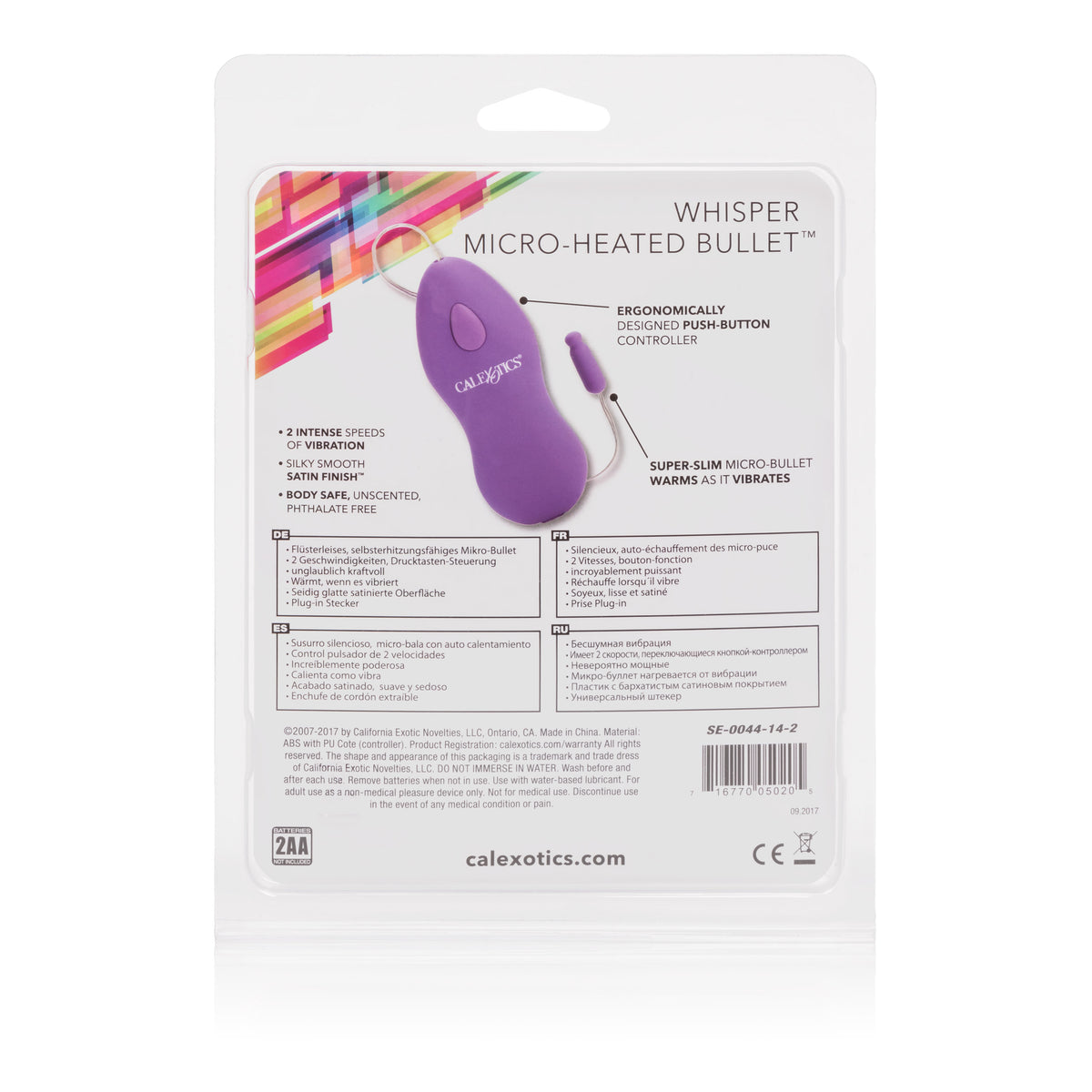 Whisper Micro Heated Bullet by CalExotics from LoveMart Co.