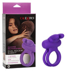 Silicone Rechargeable Dual Rockin' Rabbit Enhancer by CalExotics from LoveMart Co.