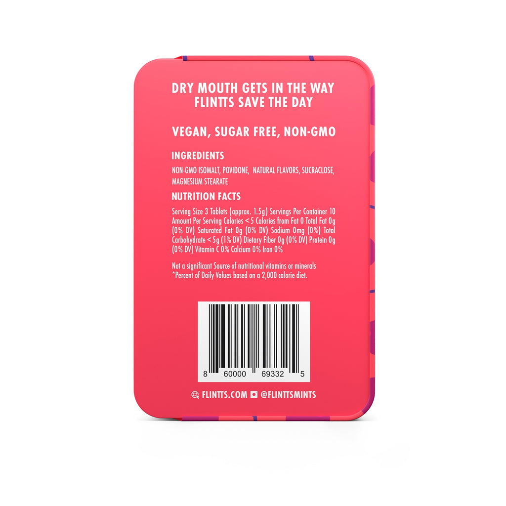 Flintts Mouth Watering Mints Cherry - F-Strength 150 by Flintts Mints from LoveMart Co.