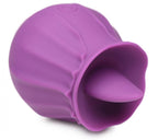 Inmi - Bloomgasm Wild Violet Licking Silicone Stimulator - Violet by XR Brands from LoveMart Co.