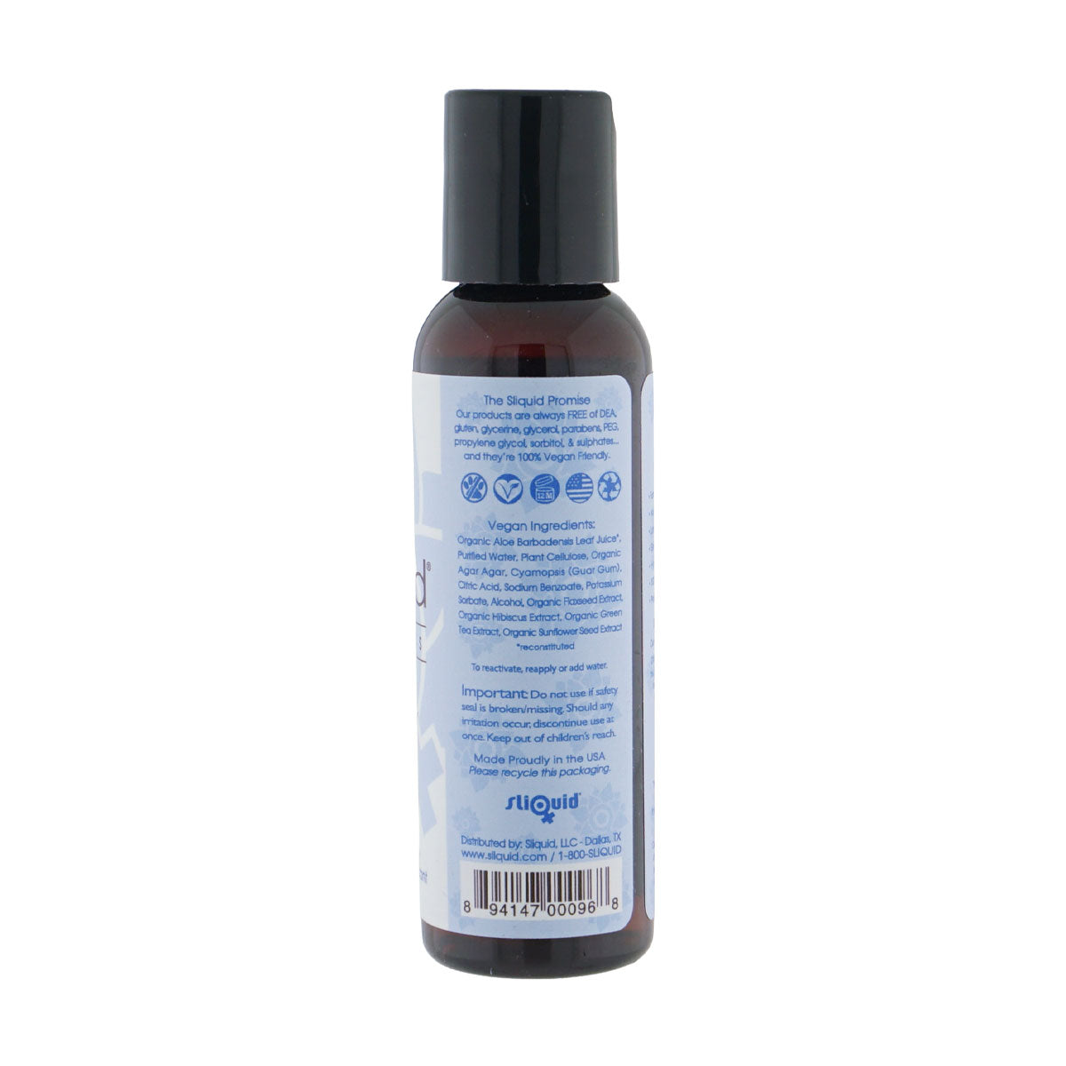 Organics Natural - 2 Fl. Oz. (59 ml) by Sliquid from LoveMart Co.