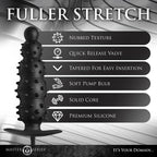 Ass Puffer Nubbed Inflatable Silicone Anal Plug by XR Brands from LoveMart Co.