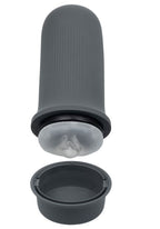 Milk Master Grip-N-Stroke Pussy - Grey by CalExotics from LoveMart Co.