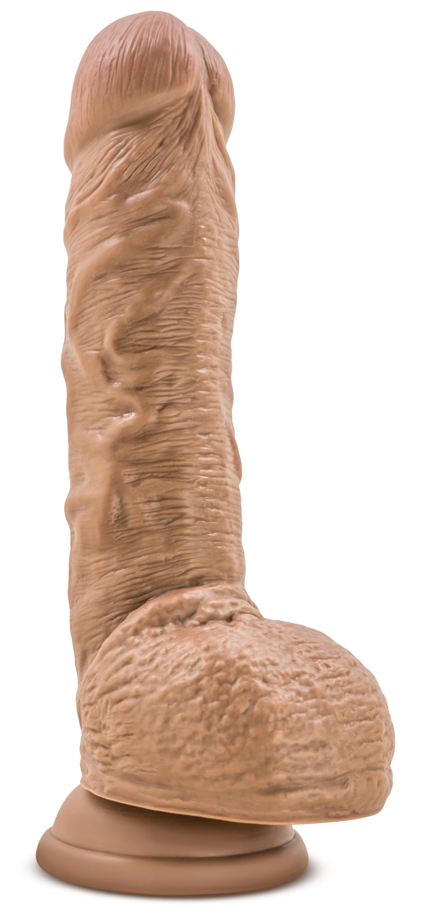 Au Naturel - Big Billy - 9 Inch Dildo - Mocha by Blush from LoveMart Co.